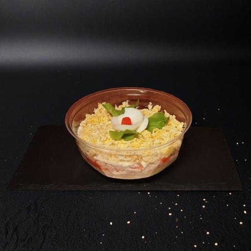 Салат "Морская мимоза"