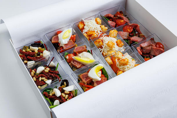 Фуршет-бокс "Салатный" (12 позиций)